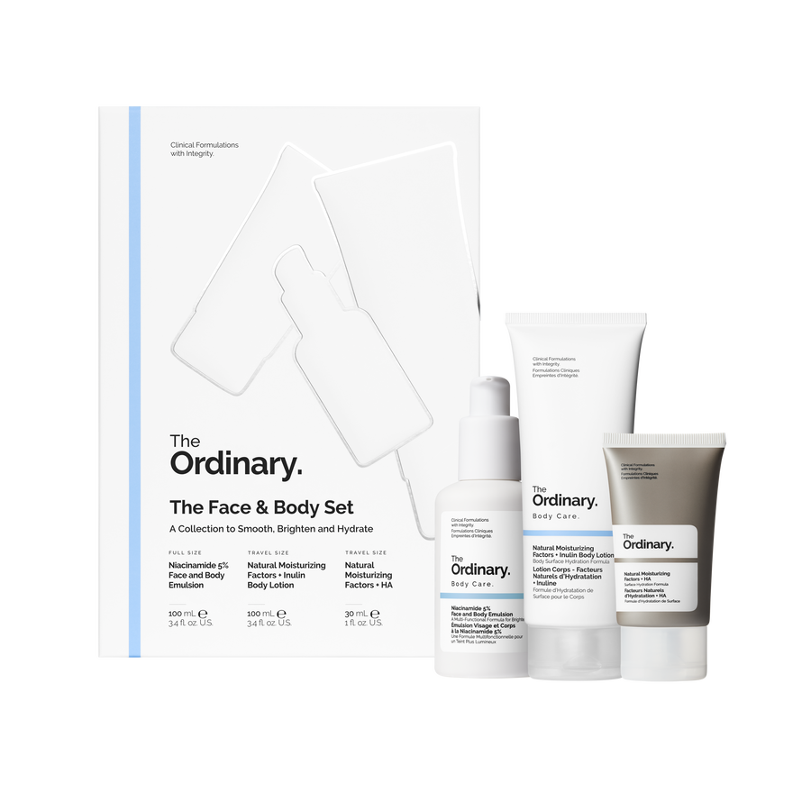 Face and Body Smoothing, Brightening & Hydration Set