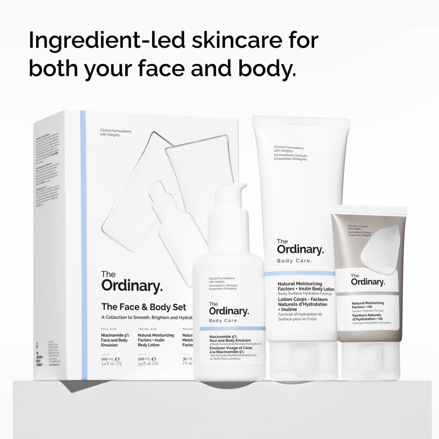 Face and Body Smoothing, Brightening & Hydration Set