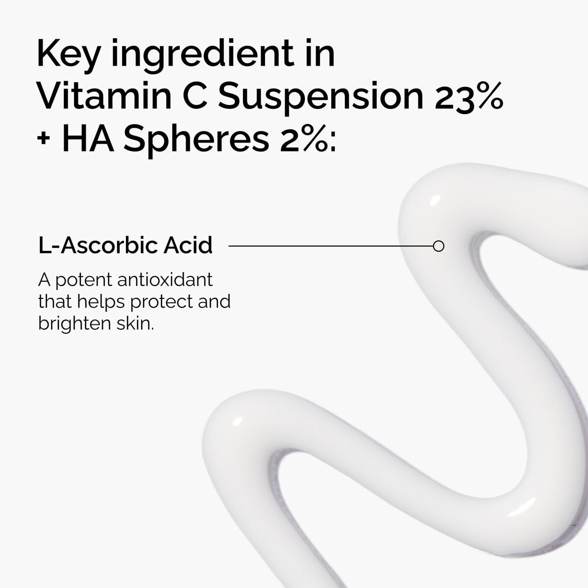 Vitamin C 23% Suspension with 2% HA Spheres