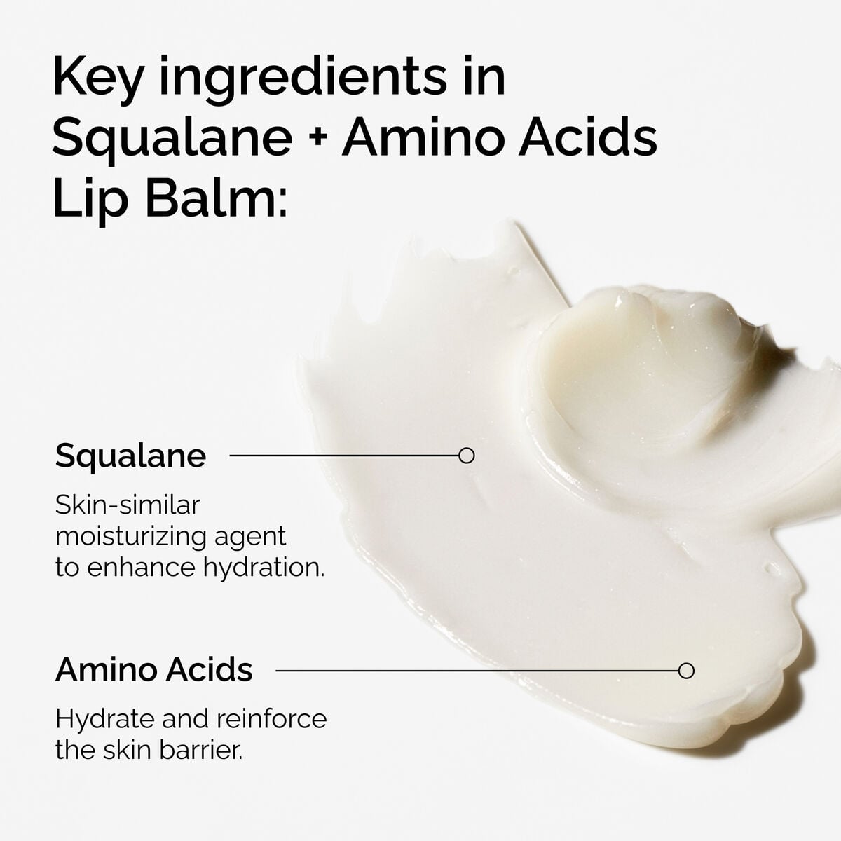 Multi-Use Squalane and Amino Acids Lip Balm