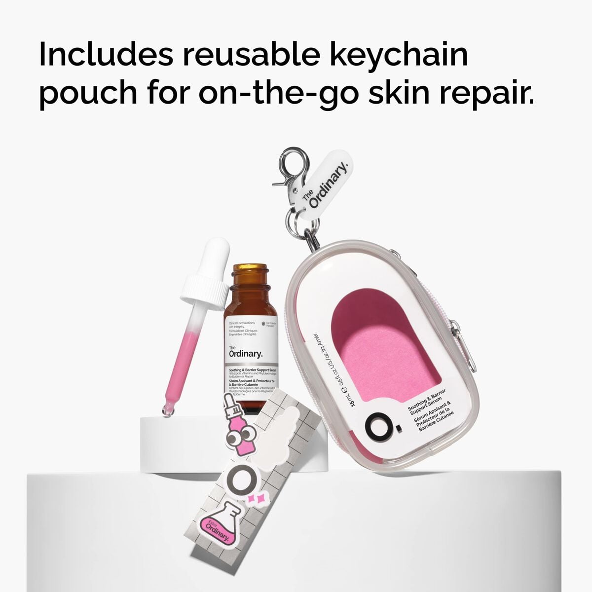Soothing & Barrier Support Serum with Keychain Pouch