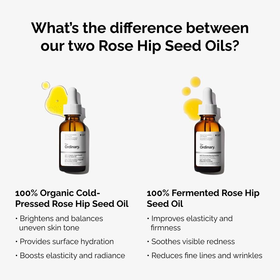 100% Fermented Rose Hip Seed Facial Oil